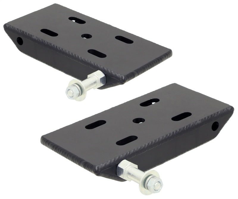 RockJock Jeep CJ Front HD Leaf Spring Plates w/ Sway Bar Mounts Pair For 2in Springs Leaf Springs & Accessories RockJock