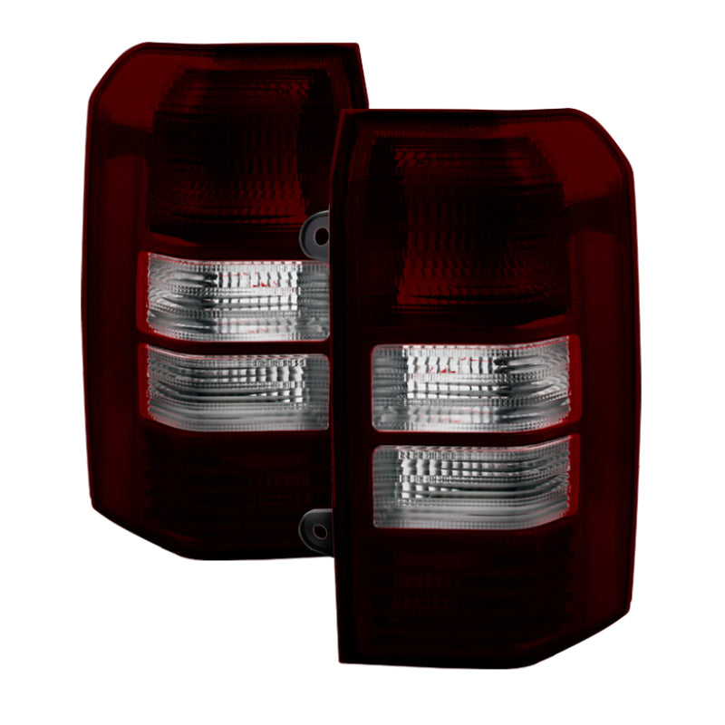 xTune Jeep Patriot 08-13 OEM Tail Lights -Red Smoked ALT-JH-JPA08-OE-RSM Tail Lights SPYDER