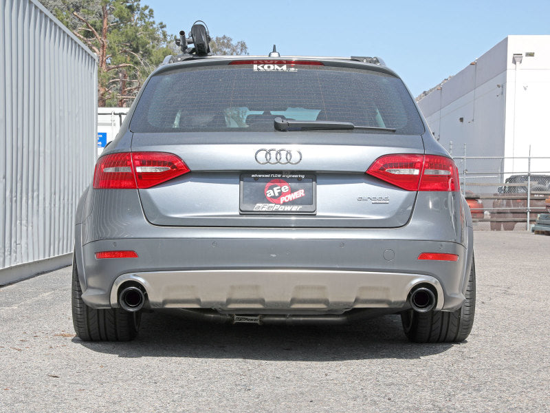 aFe MACH Force-Xp 13-16 Audi Allroad L4 SS Cat-Back Exhaust w/Black Tips Catback aFe