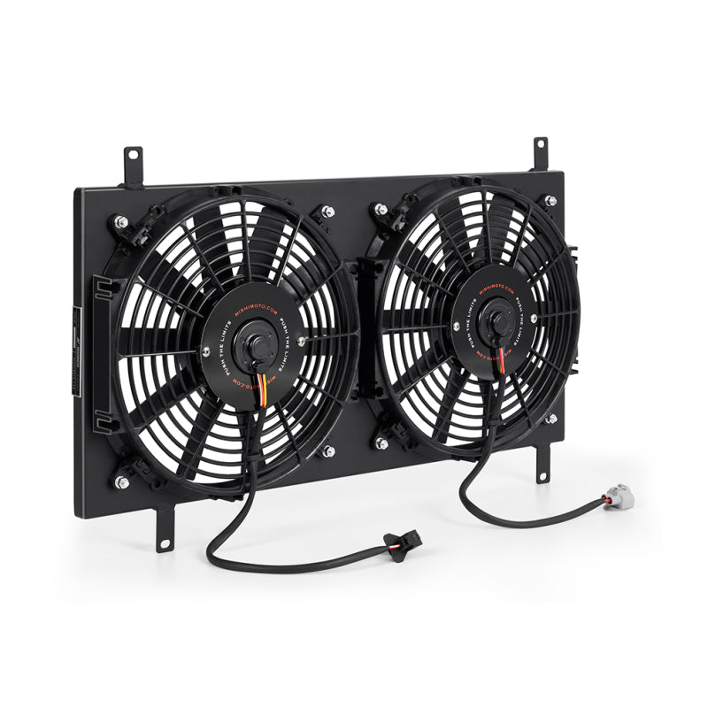 Mishimoto 90-97 Mazda Miata Aluminum Fan Shroud Kit - Black Fans & Shrouds Mishimoto