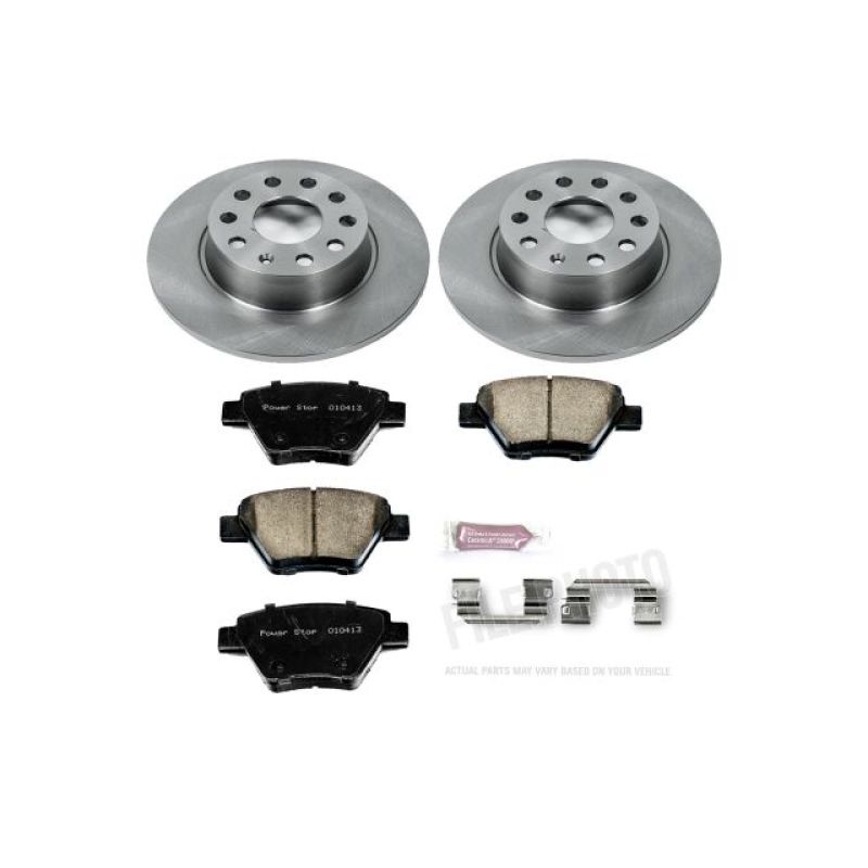Power Stop 10-12 Audi A3 Rear Autospecialty Brake Kit Brake Kits - OE PowerStop