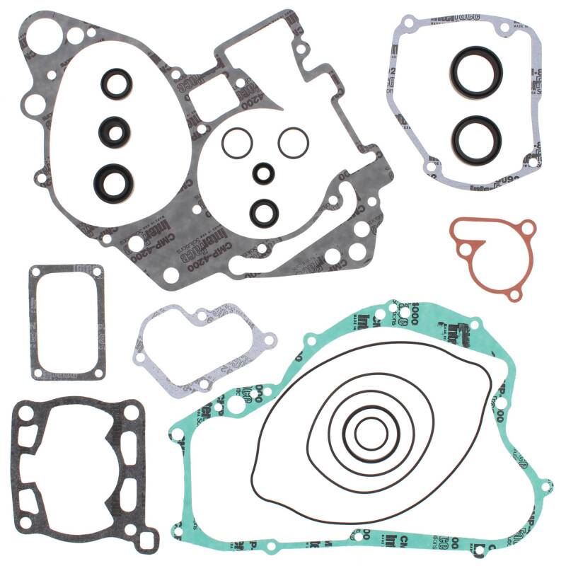 Vertex Gaskets 01-03 Suzuki RM125 Complete Gasket Kit w/ Oil Seals Engine Hardware Vertex Pistons