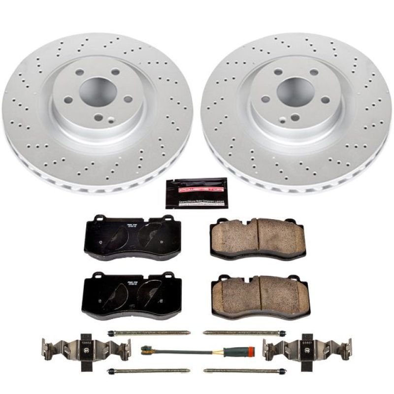 Power Stop 09-14 Mercedes-Benz CL550 Front Z23 Evolution Sport Coated Brake Kit Brake Kits - Performance D&S PowerStop