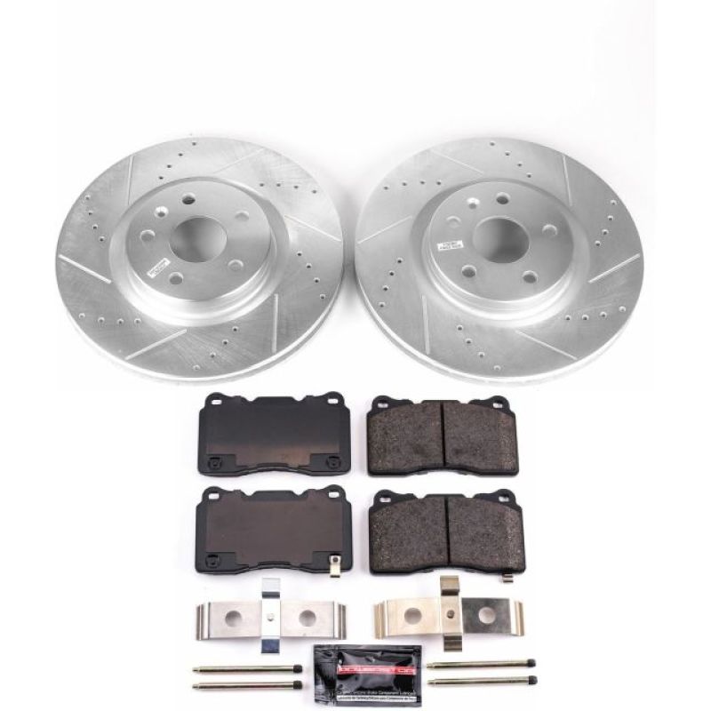 Power Stop 14-17 Buick Regal Front Z23 Evolution Sport Brake Kit Brake Kits - Performance D&S PowerStop