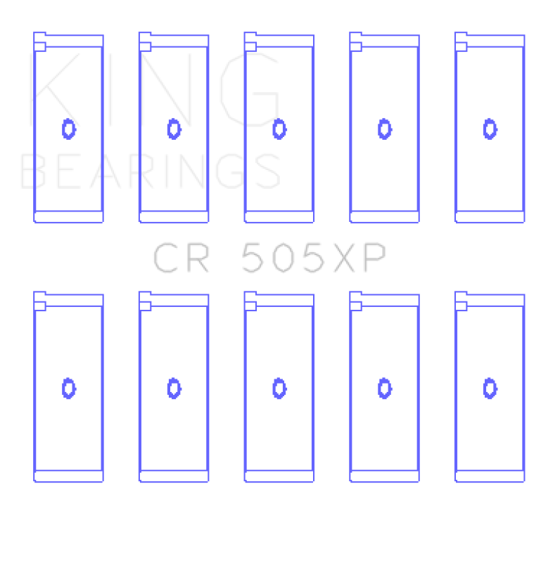 King Engine Bearings Audi 2.1L/2.2L 10V/20V 5cyl Turbo (Size STDX) Performance Rod Bearing Set Bearings King Engine Bearings