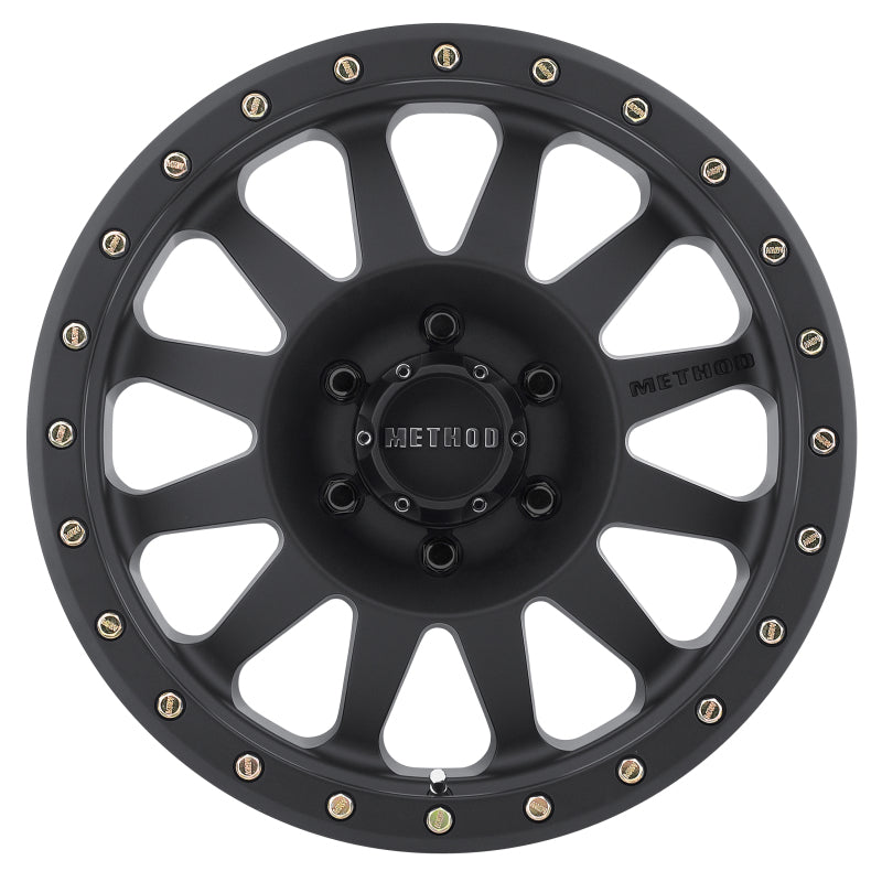 Method MR304 Double Standard 15x10 -50mm Offset 6x5.5 108mm CB Matte Black Wheel Wheels - Cast Method Wheels