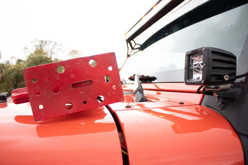 Fishbone Offroad Hood Mounted Hi-Lift Jack Mount JK/JL/JT Jacks Fishbone Offroad