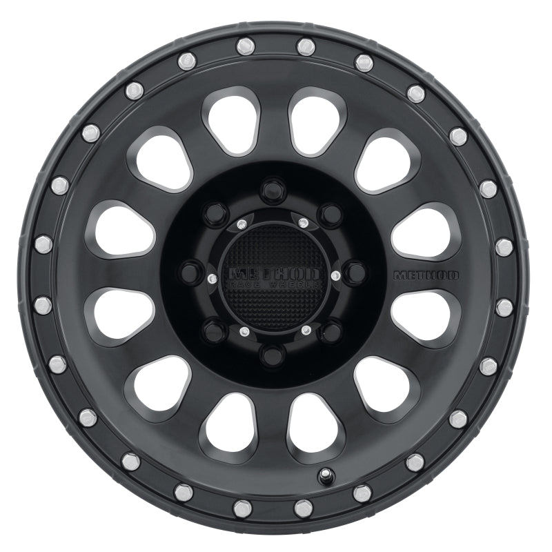 Method MR315 17x8.5 +25mm Offset 8x6.5 130.81mm CB Matte Black Wheel Wheels - Cast Method Wheels
