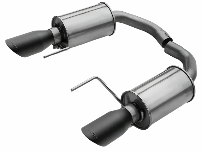 Roush 15-26 Mustang V6 / EcoBoost Black Tip Axle Back Exhaust Axle Back Roush