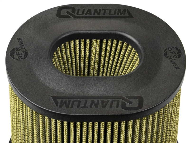 aFe Quantum Pro-Guard 7 Air Filter Inverted Top - 5in Flange x 9in Height - Oiled PG7 Cold Air Intakes aFe