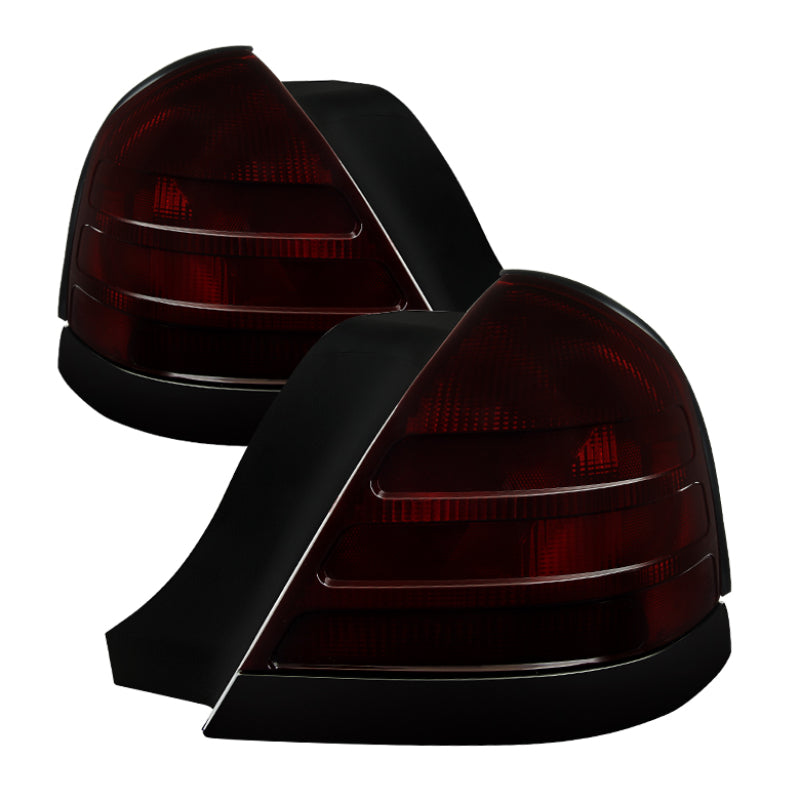 xTune Ford Crown Victoria 1999-2011 OEM Style Tail Light Red Smoked ALT-JH-FCV98-OE-RSM Tail Lights SPYDER