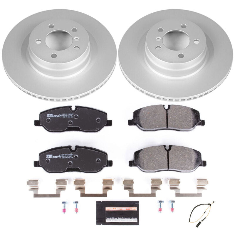 Power Stop 06-09 Land Rover Range Rover Front Euro-Stop Brake Kit Brake Kits - OE PowerStop