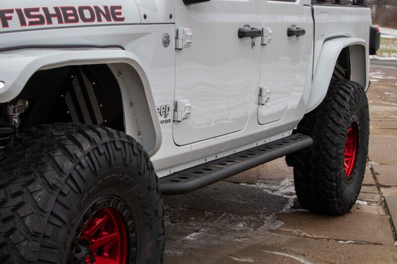 Fishbone Offroad 2020+ Jeep Gladiator JT Step Sliders Side Steps Fishbone Offroad