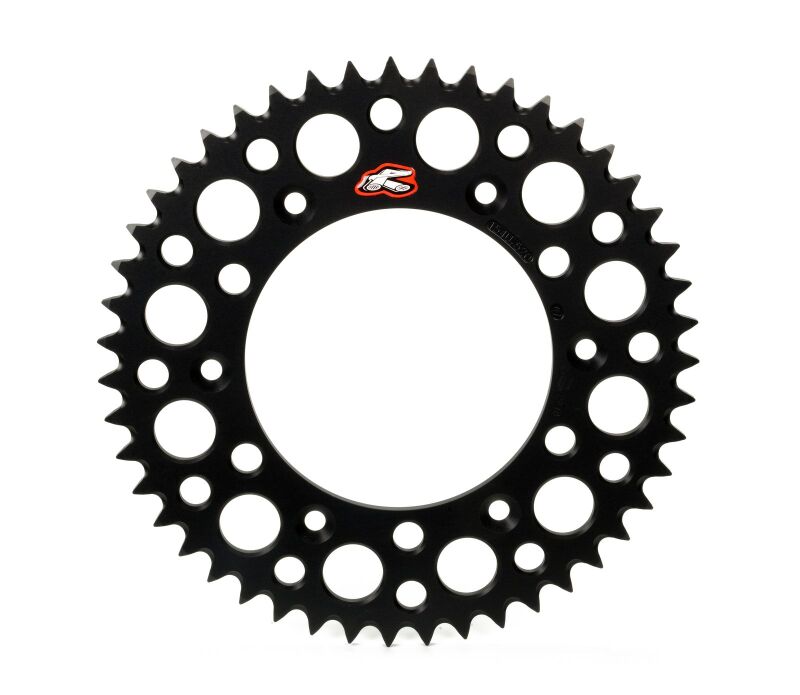 Renthal 2025 KTM/Husq/GasGas 85 Rear CW Grvd Sprkt - Black - 428-46P Teeth Sprockets Renthal