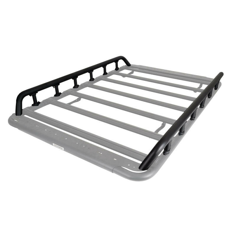 Go Rhino SRM500 Dual Rail Kit (For 75in. Long Rack) - Tex. Blk (Rails ONLY - Req. Platform) Roof Baskets Go Rhino