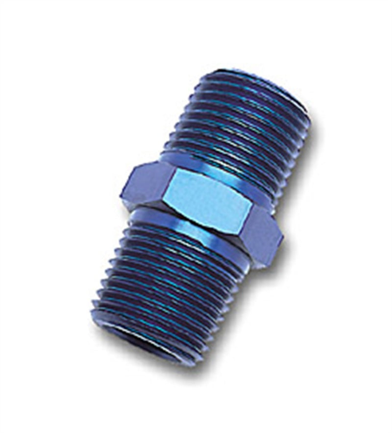 Russell Performance 3/8in Male Pipe Nipple (Blue) Fittings Russell