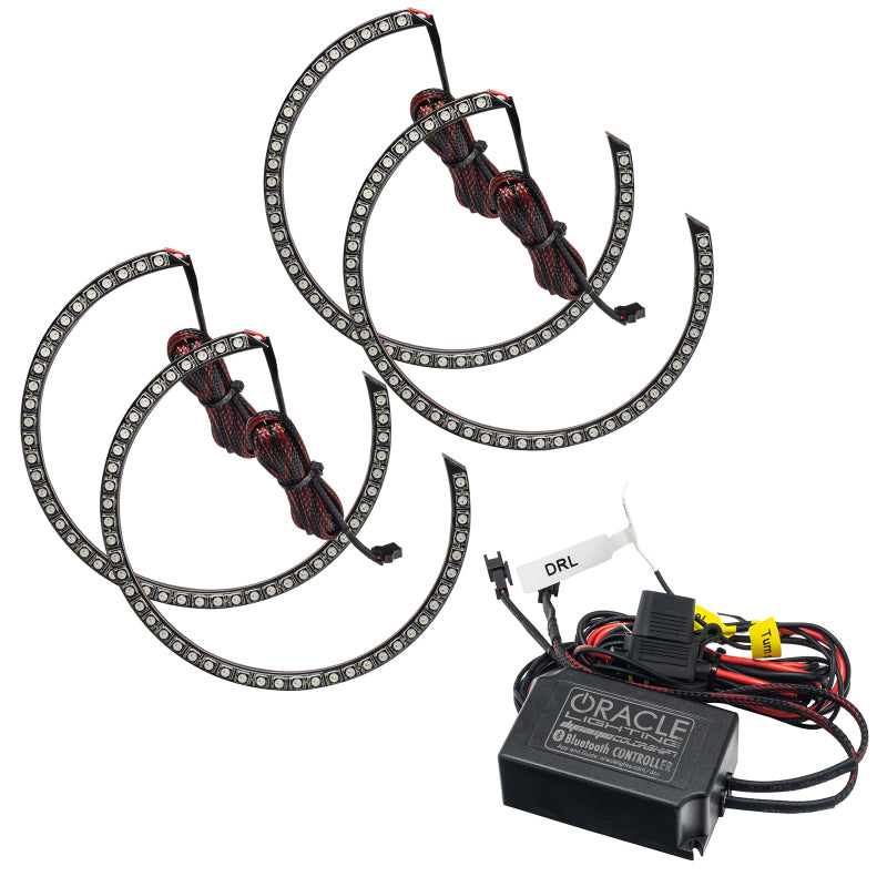 Oracle 15-21 Dodge Challenger Dynamic Surface Mount Headlight Halo Kit - - Dynamic Fog Lights ORACLE Lighting