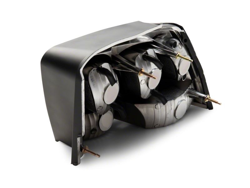 Raxiom 99-04 Ford Mustang Axial Series Altezza Style Tail Lights- Blk Housing (Smoked Lens) Tail Lights Raxiom