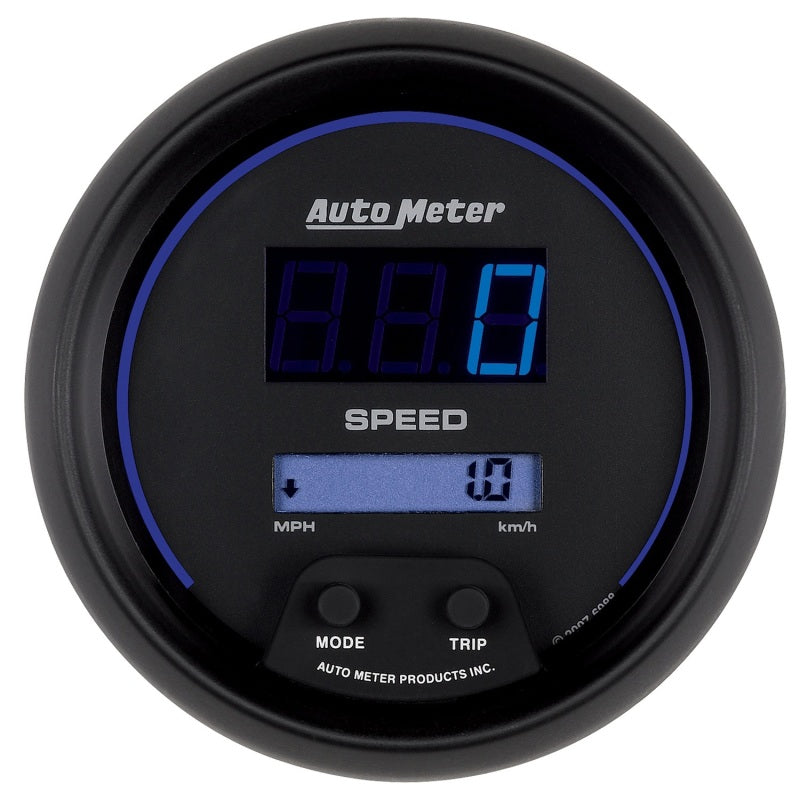 Autometer Cobalt Digital 85.7mm Black Electric Programable Speedometer Gauges AutoMeter