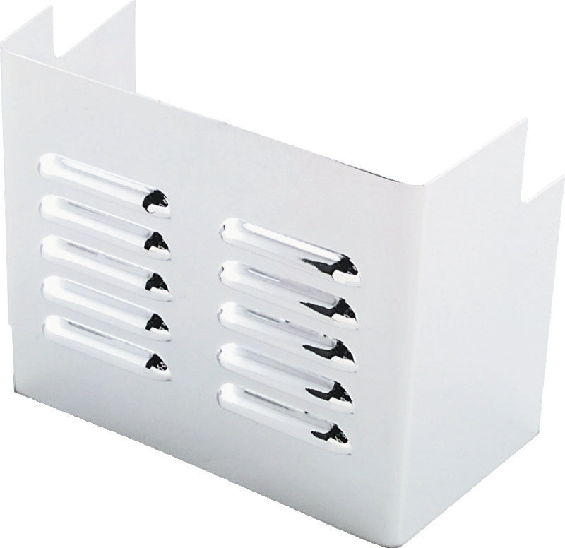 Bikers Choice 73-85 FXE 82-95 XL Chrome Louvered Battery Side Cover Battery Accessories Bikers Choice