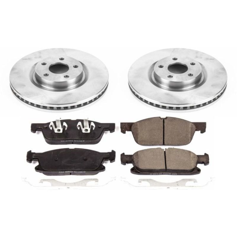 Power Stop 15-19 Ford Edge Front Autospecialty Brake Kit Brake Kits - OE PowerStop