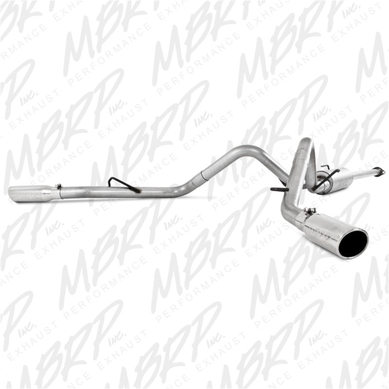 MBRP 05-13 Toyota Tacoma 4.0L EC/CC AL Dual Split Side Cat Back Exhaust Catback MBRP