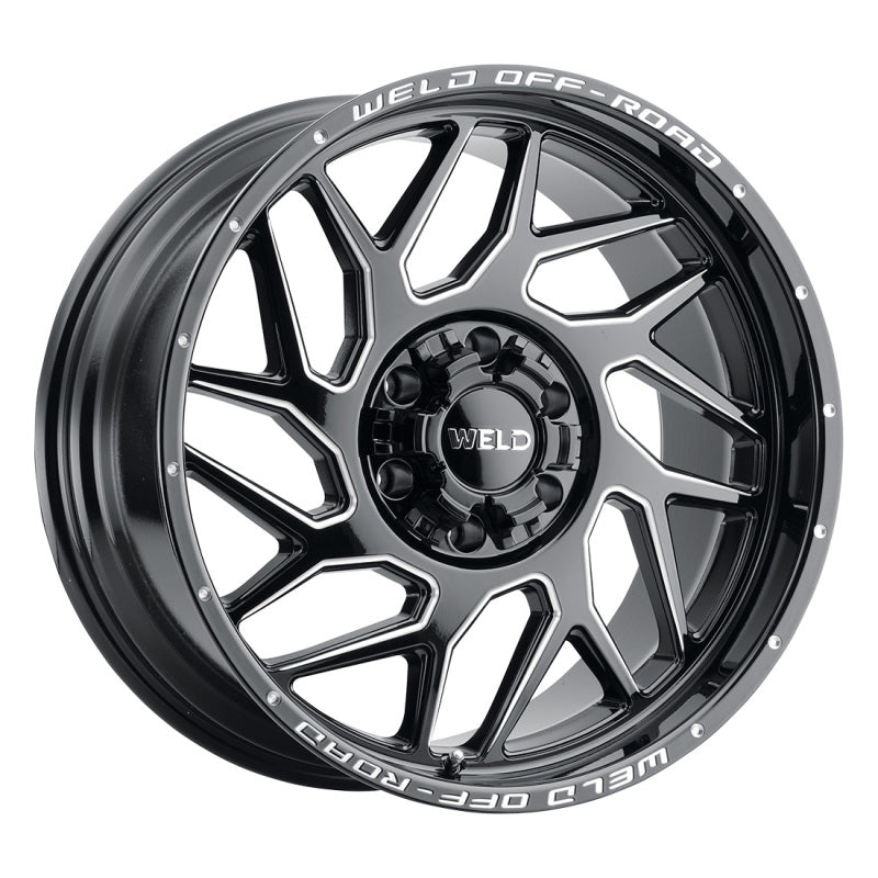 Weld Off-Road W117 20X10 Fulcrum 8X165.1 ET-18 BS4.75 Gloss Black MIL 125.1 Wheels - Cast Weld