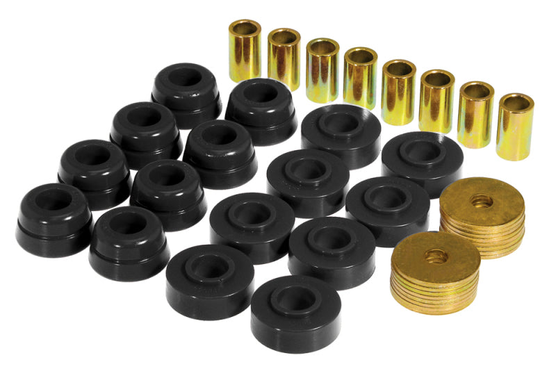 Prothane 73-82 Chevy Corvette Body Mount Kit - Black Bushing Kits Prothane