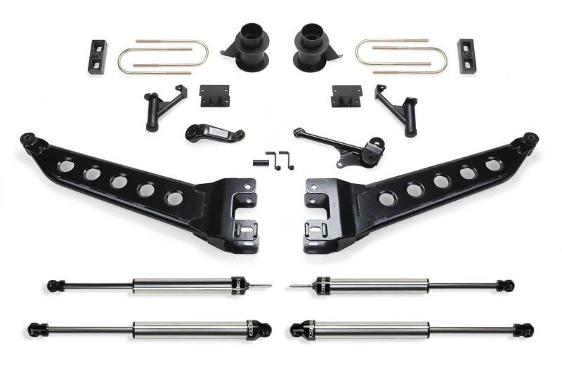 Fabtech 13-16 Ram 3500 4WD w/Factory Radius Arms 5in Radius Arm System w/DL Shocks Lift Kits Fabtech