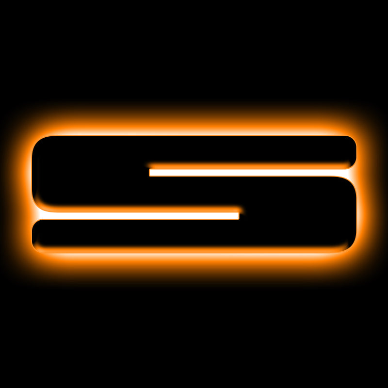 ORACLE Lighting Universal Illuminated LED Letter Badges - Matte Blk Surface Finish - S Light Accessories and Wiring ORACLE Lighting