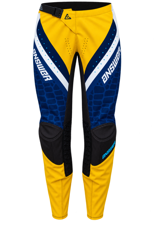 Answer Syncron Raceday Pants Yellow/Navy/Cyan/White Size - 40 Pants Answer