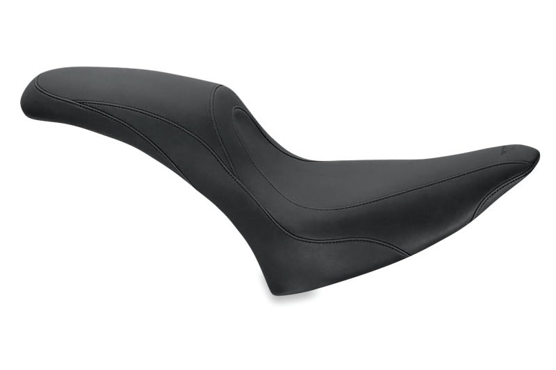 Mustang 00-15 Harley Softail Standard Rear Tire Tripper Fastback 1PC Seat - Black One-Piece Motorcycle Seats Mustang Motorcycle