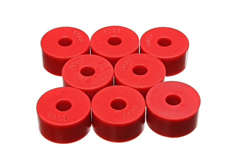 Energy Suspension Pad - Med - 1-1/2in OD x 7/16in ID x 3/4in H - Red Bushing Kits Energy Suspension