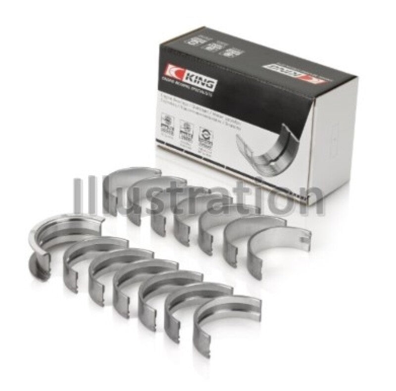 King Engine Bearings BMW N55B30A/N53B30A/N52B30A Main Bearing Set - Size +0.25mm Bearings King Engine Bearings