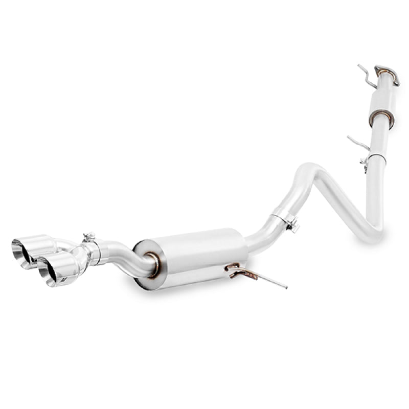 Mishimoto 14-16 Ford Fiesta ST 1.6L 2.5in Stainless Steel Resonated Cat-Back Exhaust w/ Polish Tips Catback Mishimoto
