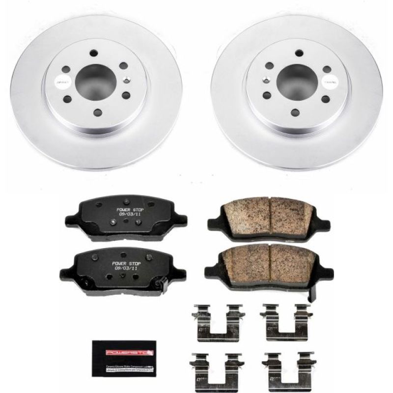 Power Stop 06-07 Buick Terraza Rear Z17 Evolution Geomet Coated Brake Kit Brake Kits - Performance Blank PowerStop