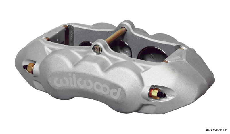 Wilwood Caliper-D8-6 R/H Front Clear 1.88/1.38/1.25in Pistons 1.25in Disc Brake Calipers - Perf Wilwood