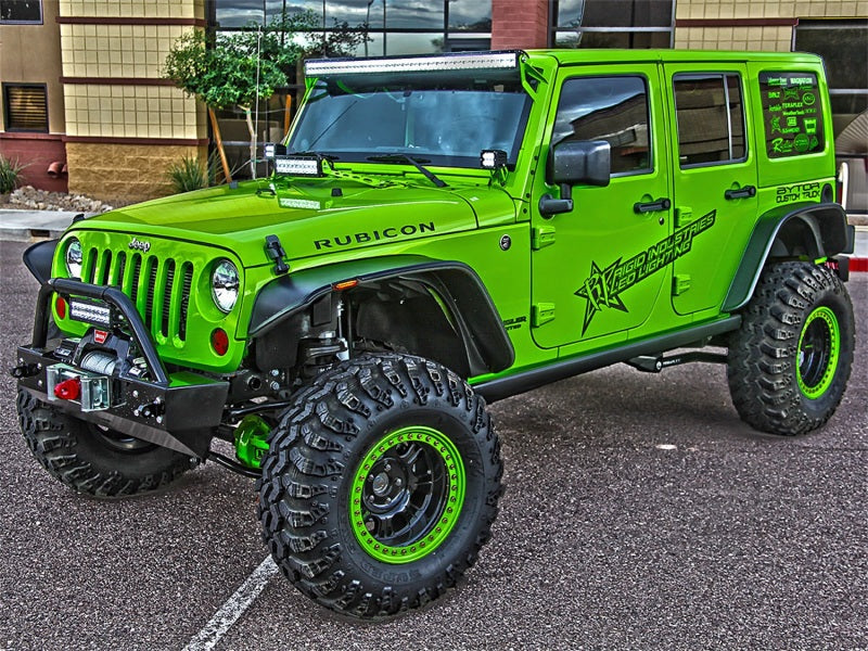 Rigid Industries Jeep JK - A-Pillar Mount Kit - Mounts set of Dually/D2 Light Mounts Rigid Industries