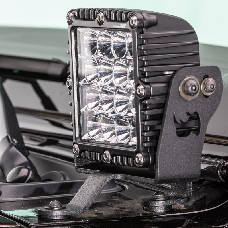 Go Rhino 18-20 Jeep Wrangler JL/JLU/Gladiator JT Light Mount - 6in Q4 Series Light Mounts Go Rhino