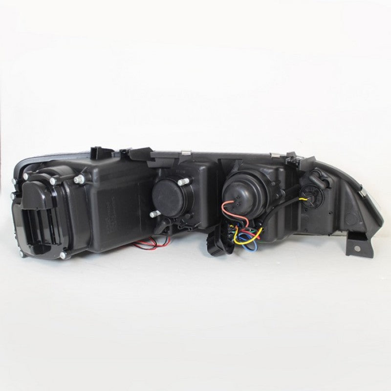 Spyder Mazda 6 03-05 With Fog Lights Projector Headlights LED Halo DRL Smke PRO-YD-M603-FOG-DRL-SM Headlights SPYDER