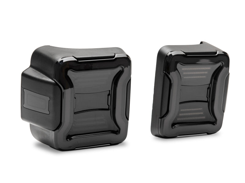 Raxiom 18-22 Jeep Wrangler JL LED Tail Lights- Black Housing (Smoked Lens) Tail Lights Raxiom