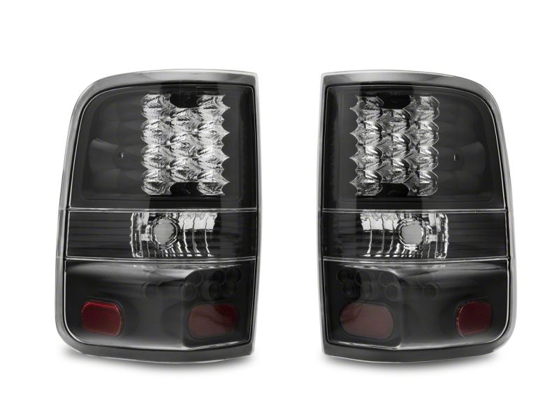 Raxiom 04-08 Ford F-150 Styleside LED Tail Lights- Blk Housing (Clear Lens) Tail Lights Raxiom