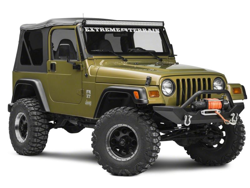 Raxiom 97-06 Jeep Wrangler TJ 50-In LED Light Bar Windshield Mount Light Bars & Cubes Raxiom