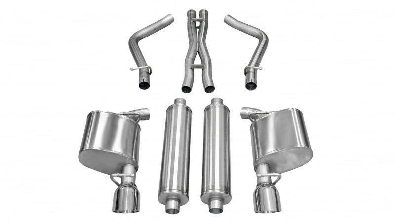 Corsa 2011-2013 Chrysler 300 R/T 5.7L V8 Polished Sport Cat-Back Exhaust Catback CORSA Performance