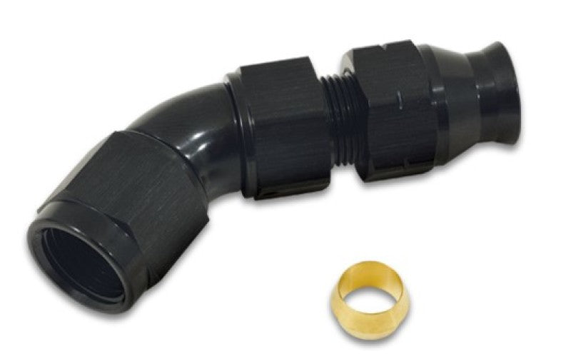 Vibrant 45 Degree 1/2in Tube to Female 8AN Adapter Fittings Vibrant