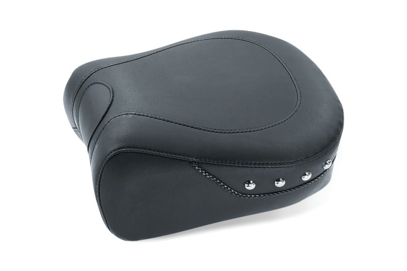 Mustang 97-07 Harley Electra Glide, Rd Glide Lowdown Standard Touring Passenger Seat w/Studs -Black Passenger Motorcycle Seats Mustang Motorcycle