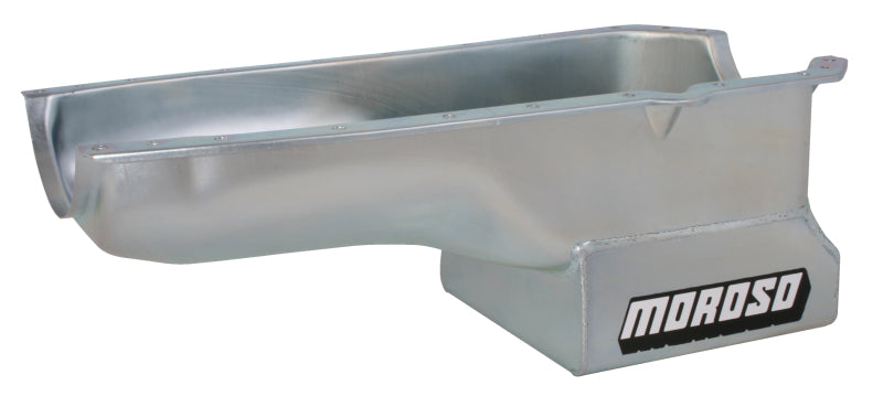 Moroso 65-Up Oldsmobile V-8 (330-455) Deep Wet Sump 7qt 8.5in Steel Oil Pan Oil Pans Moroso