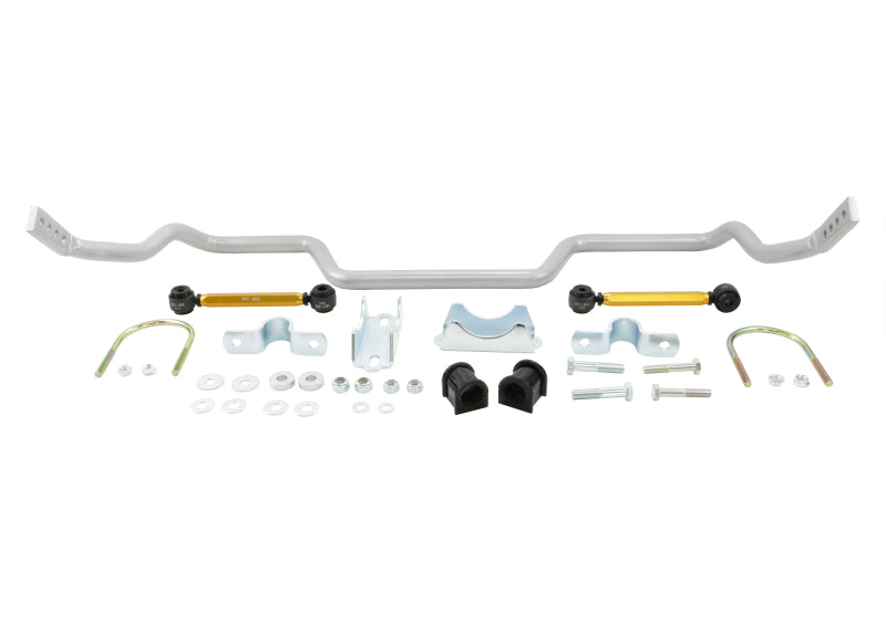 Whiteline 05+ Ford Mustang Coupe 8 cyl (Inc Shelby GT / GT500) Rear 27mm Heavy Duty Adj Swaybar Sway Bars Whiteline