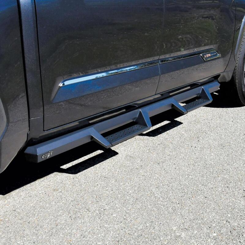 Westin Toyota Tundra CrewMax 2022 Drop Nerf Step Bars - Textured Black Nerf Bars Westin