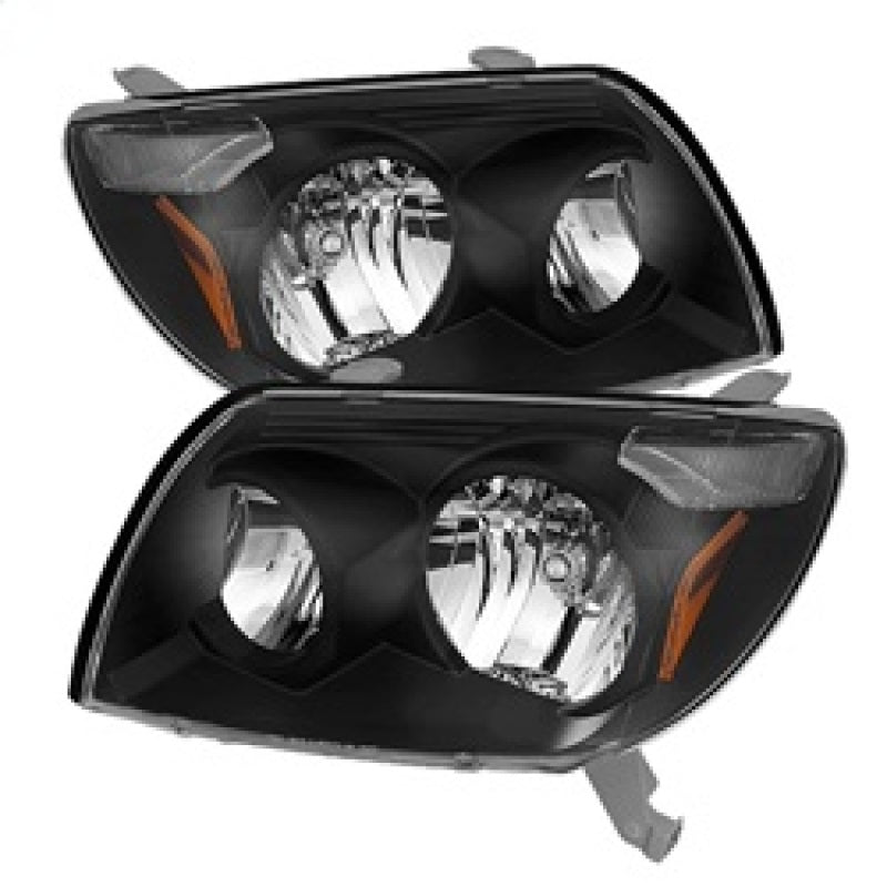 xTune Toyota 4Runner 03-05 Crystal Headlights Black HD-JH-T4R03-AM-BK Headlights SPYDER
